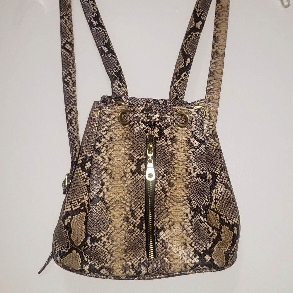 Camille Python Backpack Nwot - image 1
